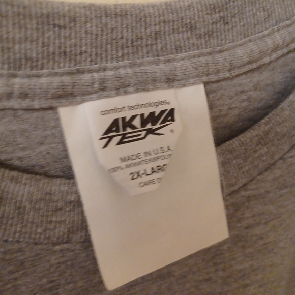 Akwa tek Army 2xl gray t shirt (052424D) - Picture 3 of 4